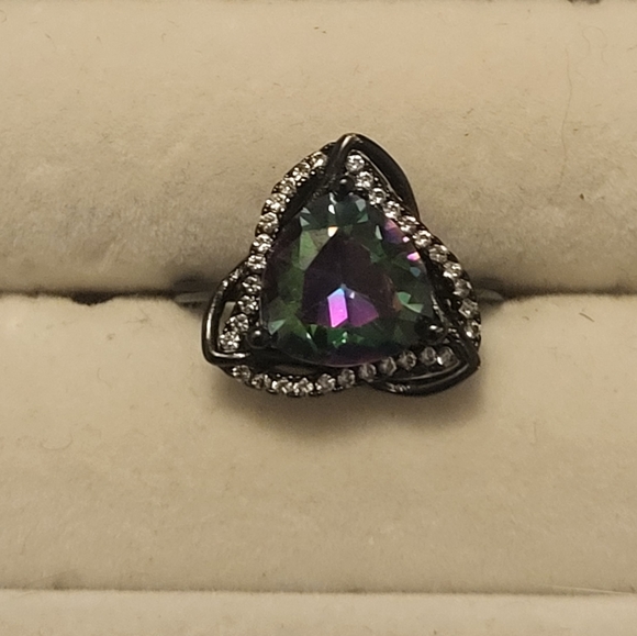 charmed aroma Jewelry - 925 Mystic Topaz trillion